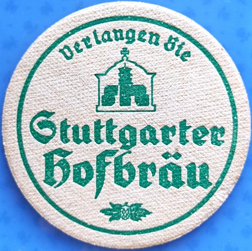 Vecchio sottobicchiere birra