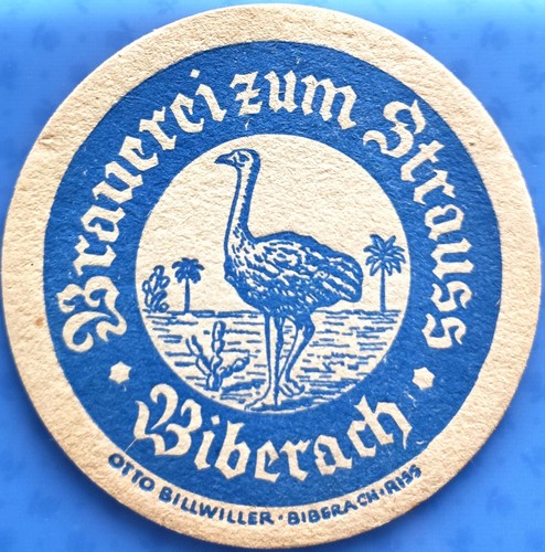 Vecchio sottobicchiere birra
