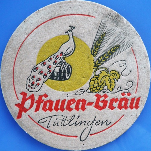 Vecchio sottobicchiere birra