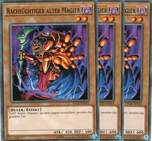 Yugioh vendicativo vecchio - 3x,