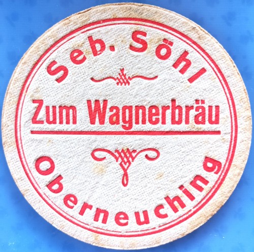 Vecchio sottobicchiere birra