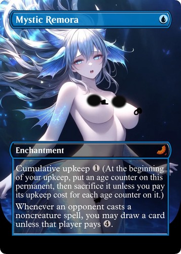 Custom anime waifu - anime, card