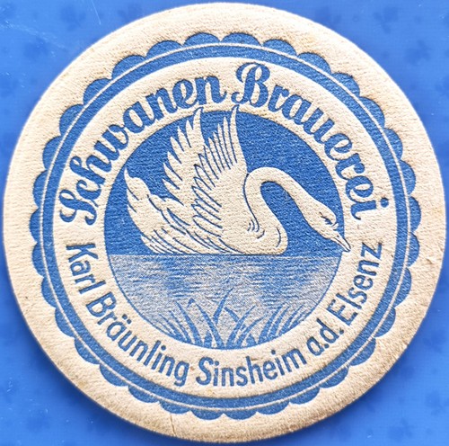 Vecchio sottobicchiere birra