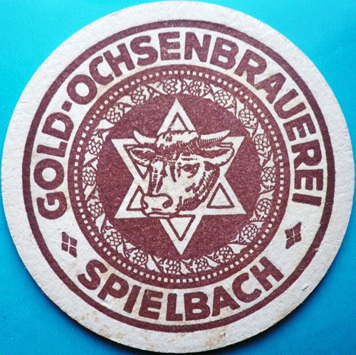 Vecchio sottobicchiere birra