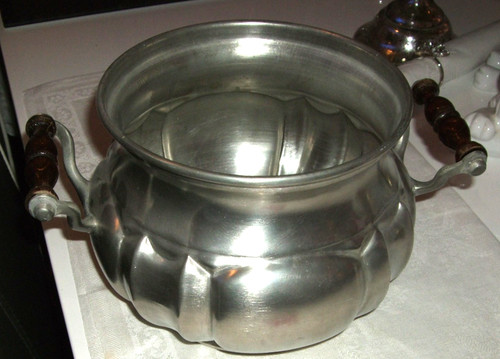 Grande vecchio vaso peltro - vaso, in